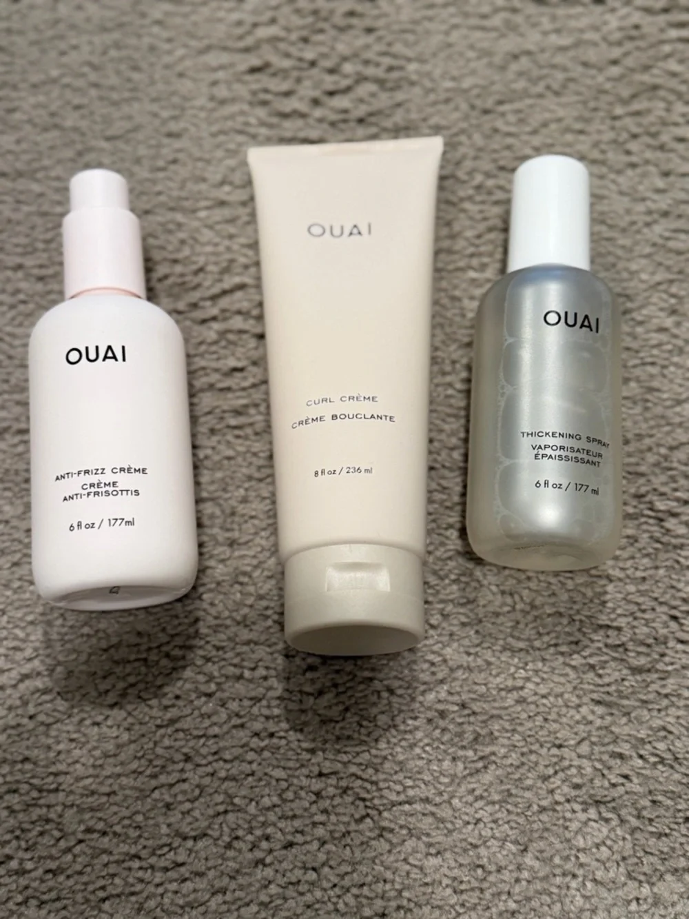 OUAI haircare products Anti-Frizz Crème, Curl Crème, Thickening Spray - Picture 2 of 2